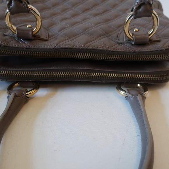 Marc Jacobs Blake Quilted Venetia Satchel Handbag. Italian Leather. Puffer AUTH - Picture 10 of 17
